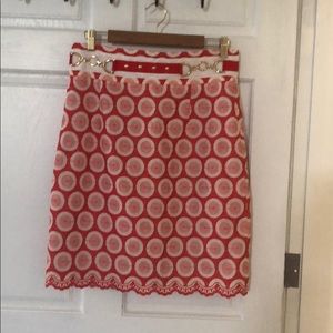 Graphic print skirt